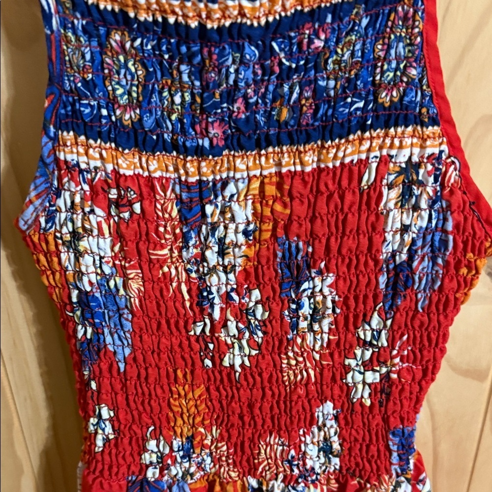 Bailey Blue Red and Blue Maxi Dress - Picture 4 of 7